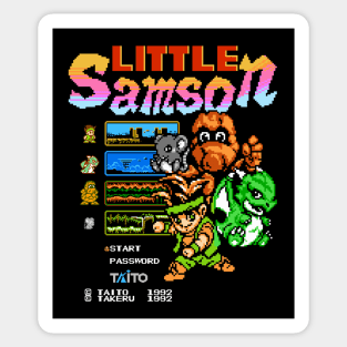 Title Screams: Little Samson Sticker